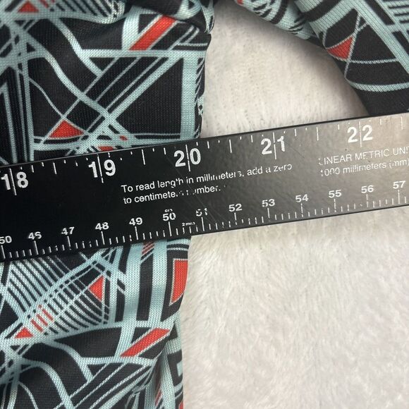 Under Armour Hoodie Men Medium Teal Geometric Sweater - Picture 7 of 10